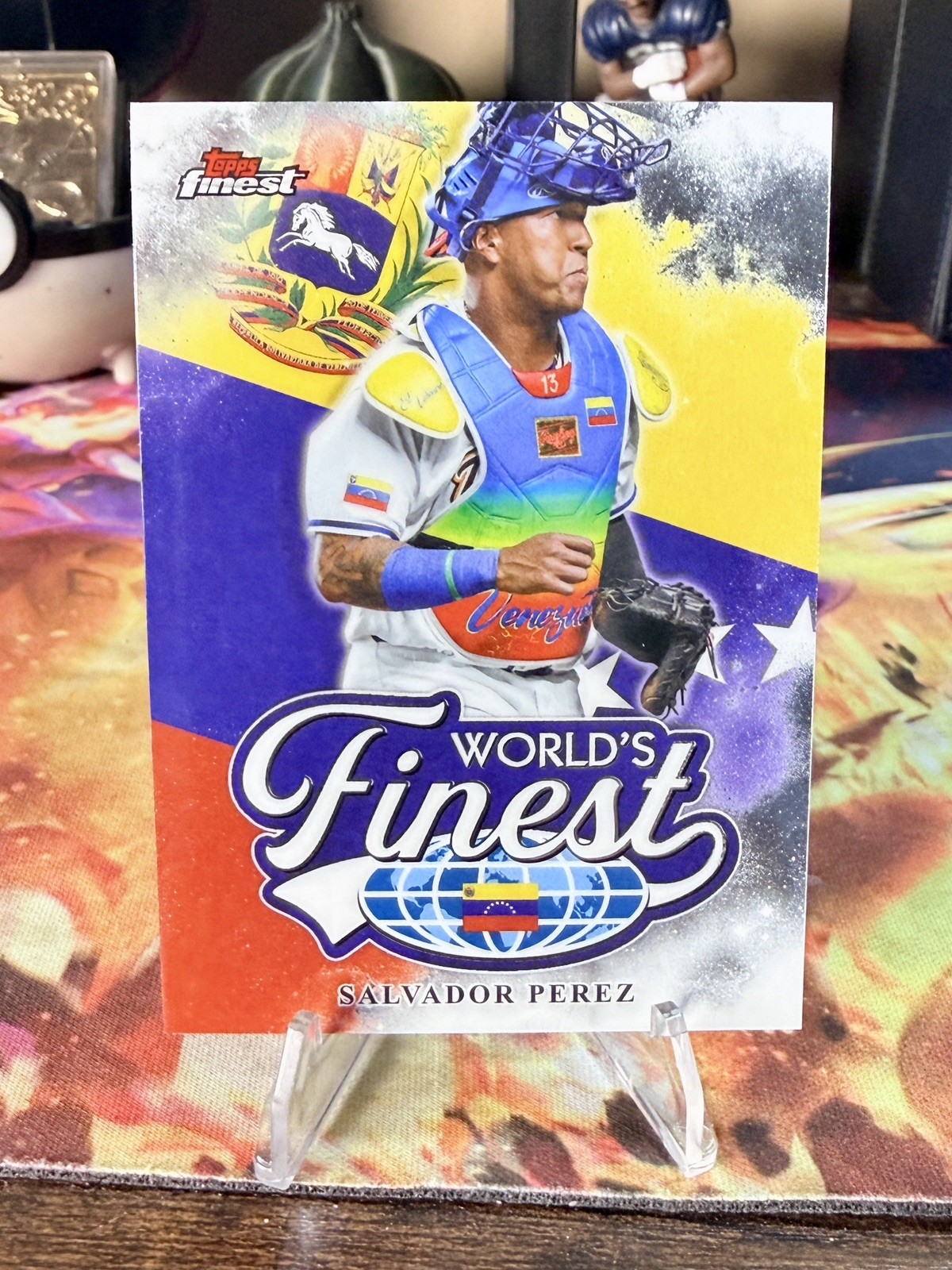 Salvador Perez 2026 Topps Finest World’s Finest WF-28 Venezuela