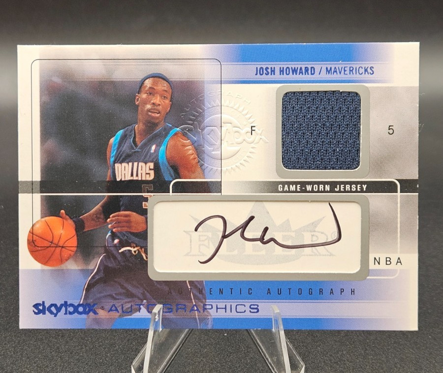 2004-05 SkyBox Autographics: #AG-JH Josh Howard Game Worn Relic Auto /65 NR-MINT