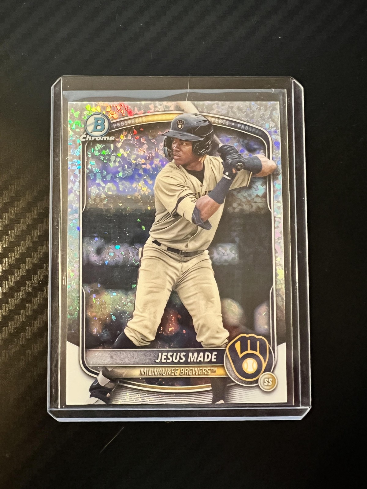 2025 Bowman Chrome #BCP-245 Jesus Made Prospects Mini-Diamond