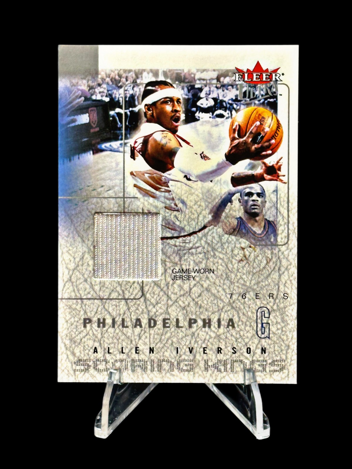 2003-04 Fleer Ultra – Scoring Kings Allen Iverson #SK-AI Jersey (MEM) Game Used