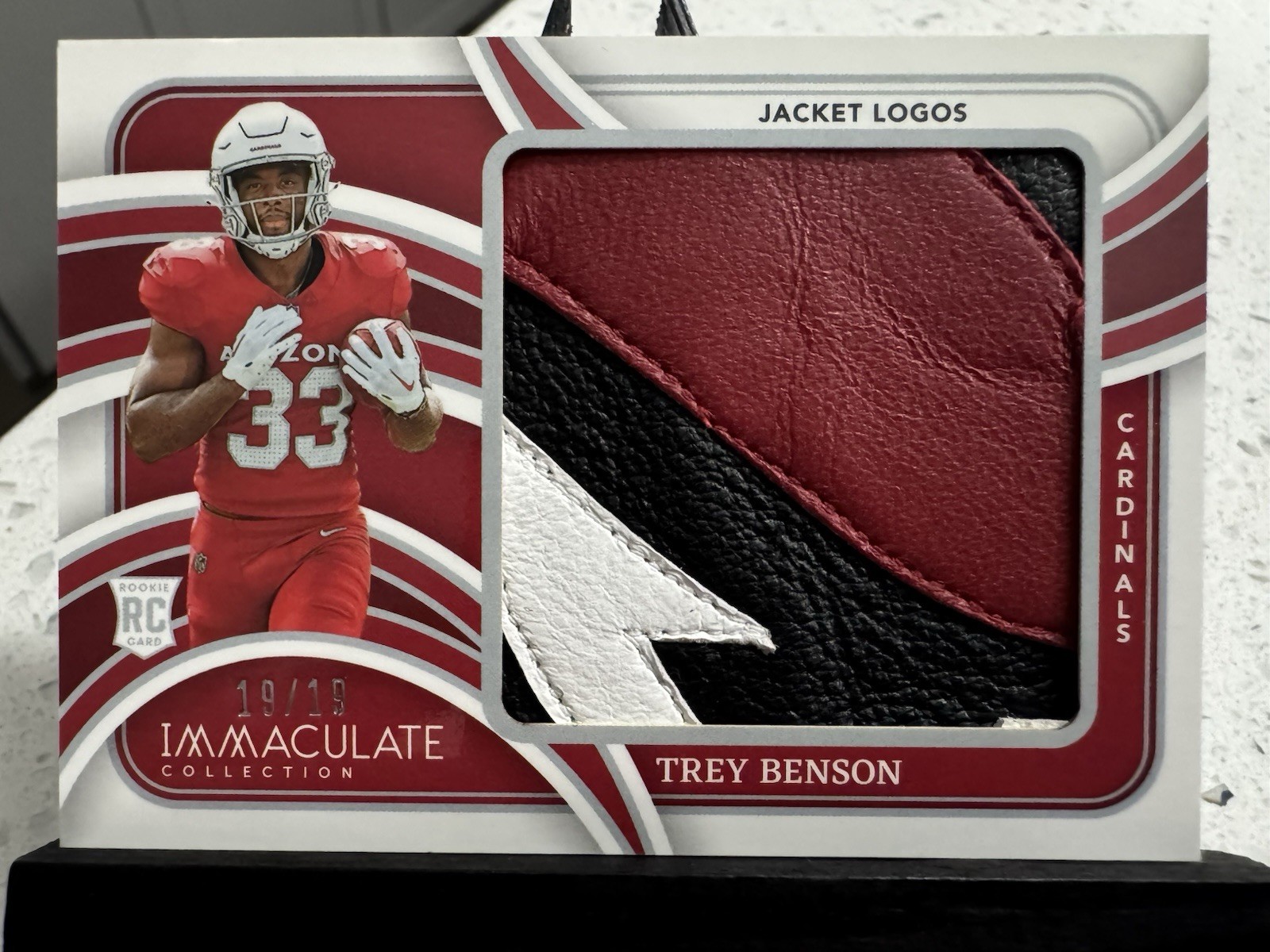 2024 Panini Immaculate Trey Benson Jacket Logo /19