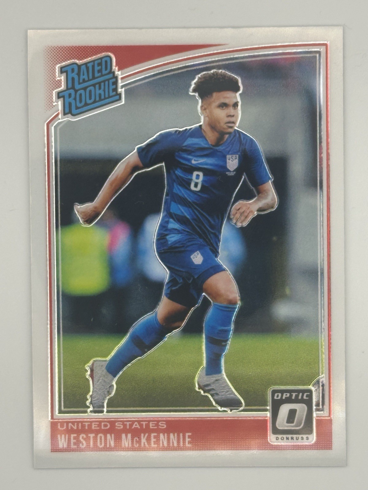 Weston McKennie Rookie 2018-19 Panini Donruss Optic Rated Rookie #199 USA