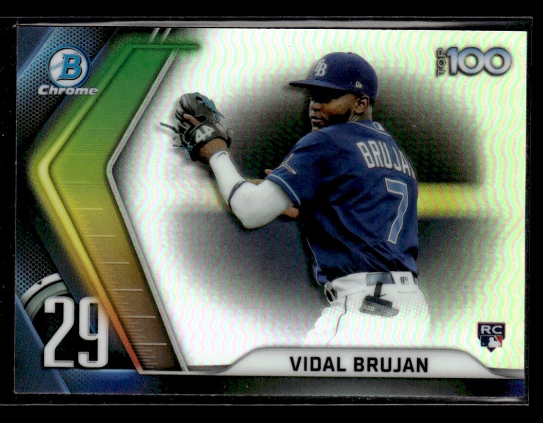 Vidal Brujan 2022 Bowman #BTP-29 Bowman Scouts’ Top 100 Tampa Bay Rays