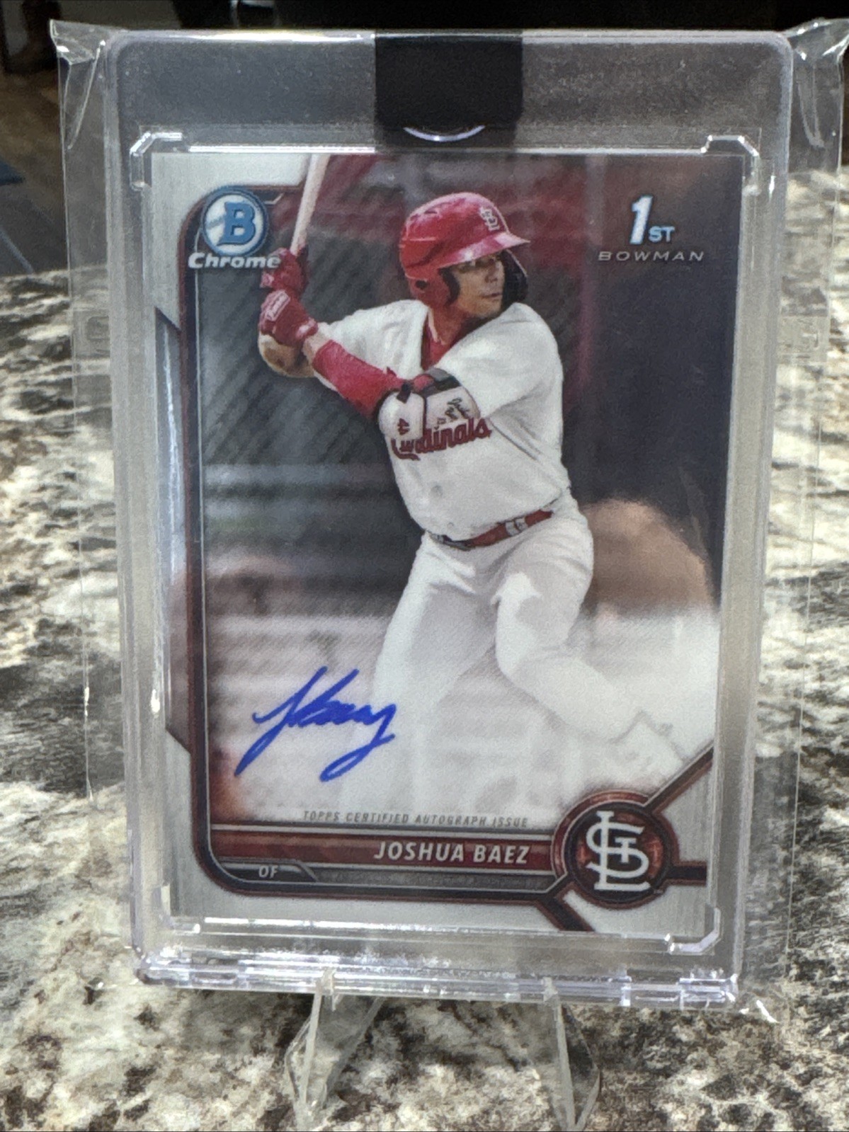 2022 Bowman Chrome #CPA-JB 🔥Joshua Baez🔥 1st Bowman Prospect Auto Cardinals