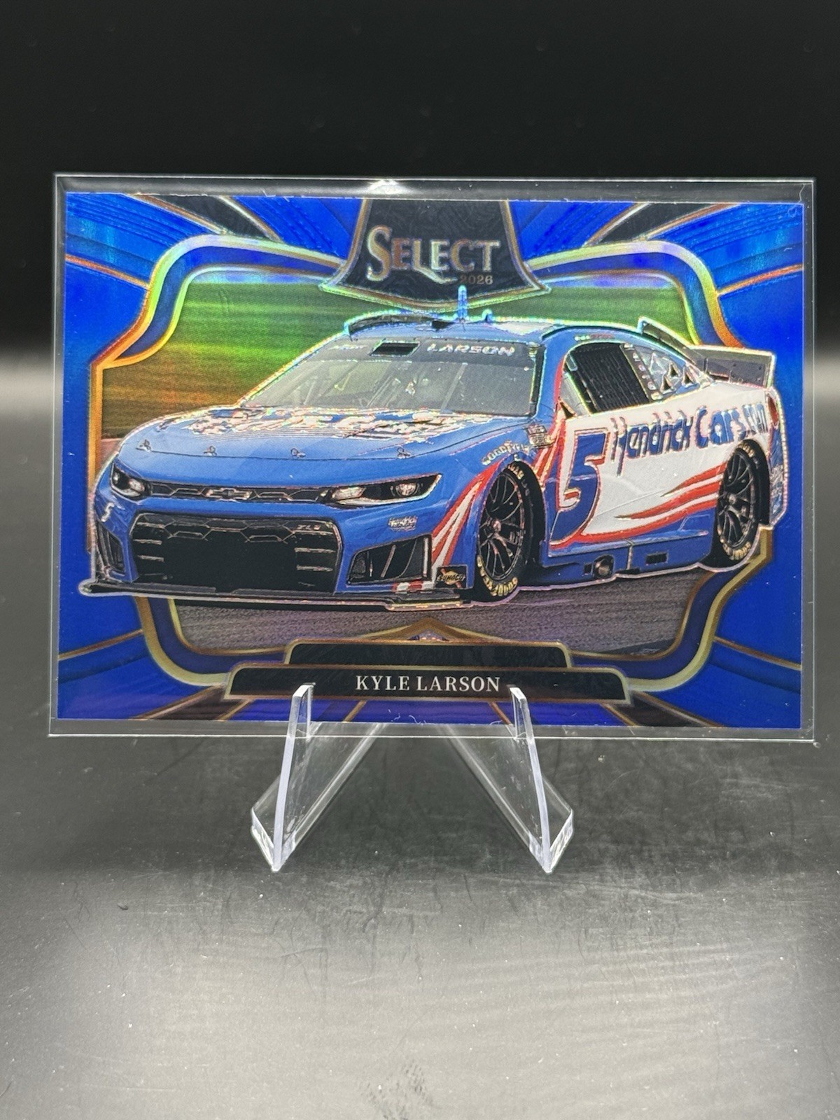 2026 Panini Select NASCAR Kyle Larson Pit Road Blue Prizm /175 #149