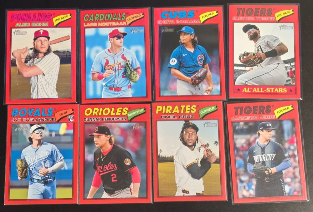 2026 Topps Heritage Red Border You Pick 07/04