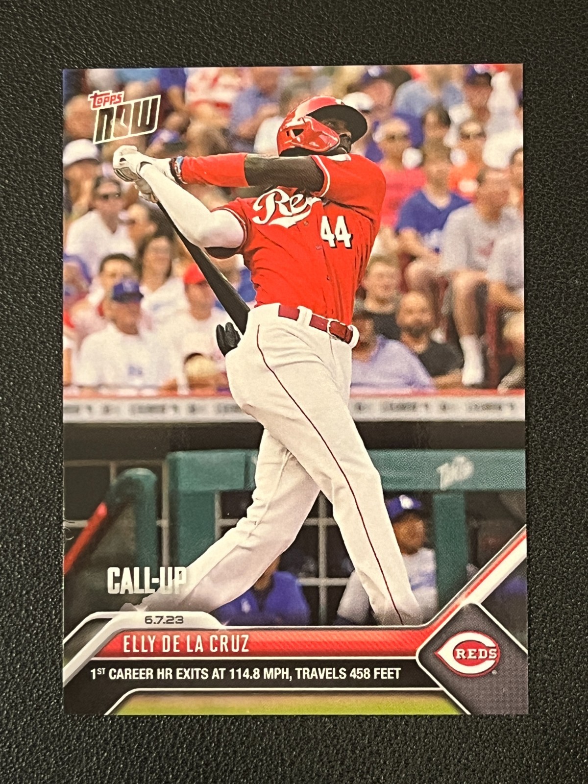 Elly De La Cruz 2023 Topps Now Call-Up 1st Career HR Reds QTY