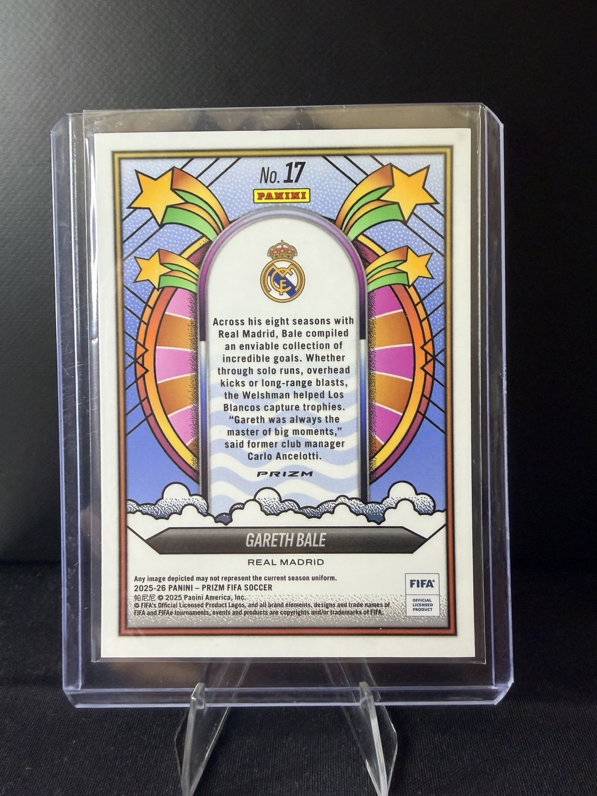 2025-26 Panini Prizm FIFA Gareth Bale Groovy #17 Real Madrid World Cup