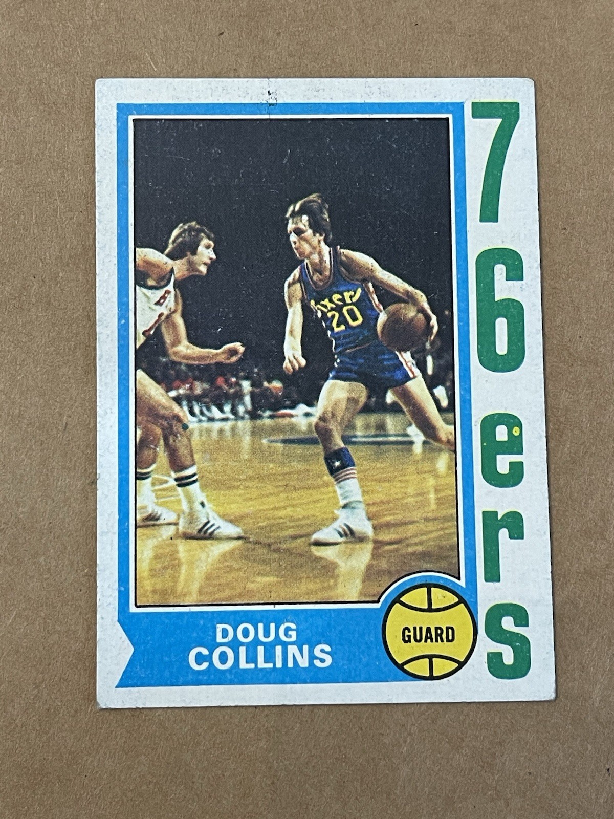 1974-75 Topps Basketball #129 Doug Collins Rookie RC Philadelphia 76ers