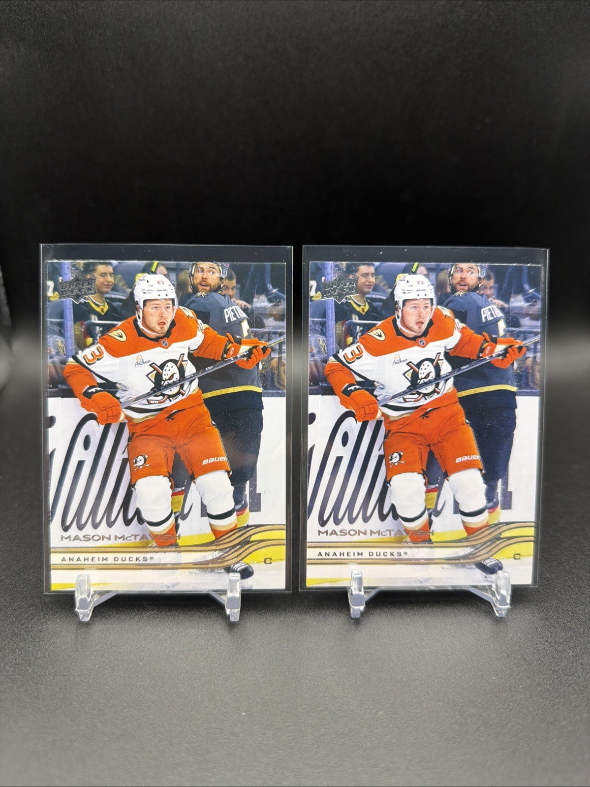 2025-26 Upper Deck #1 Mason McTavish – Anaheim Ducks (2) Cards