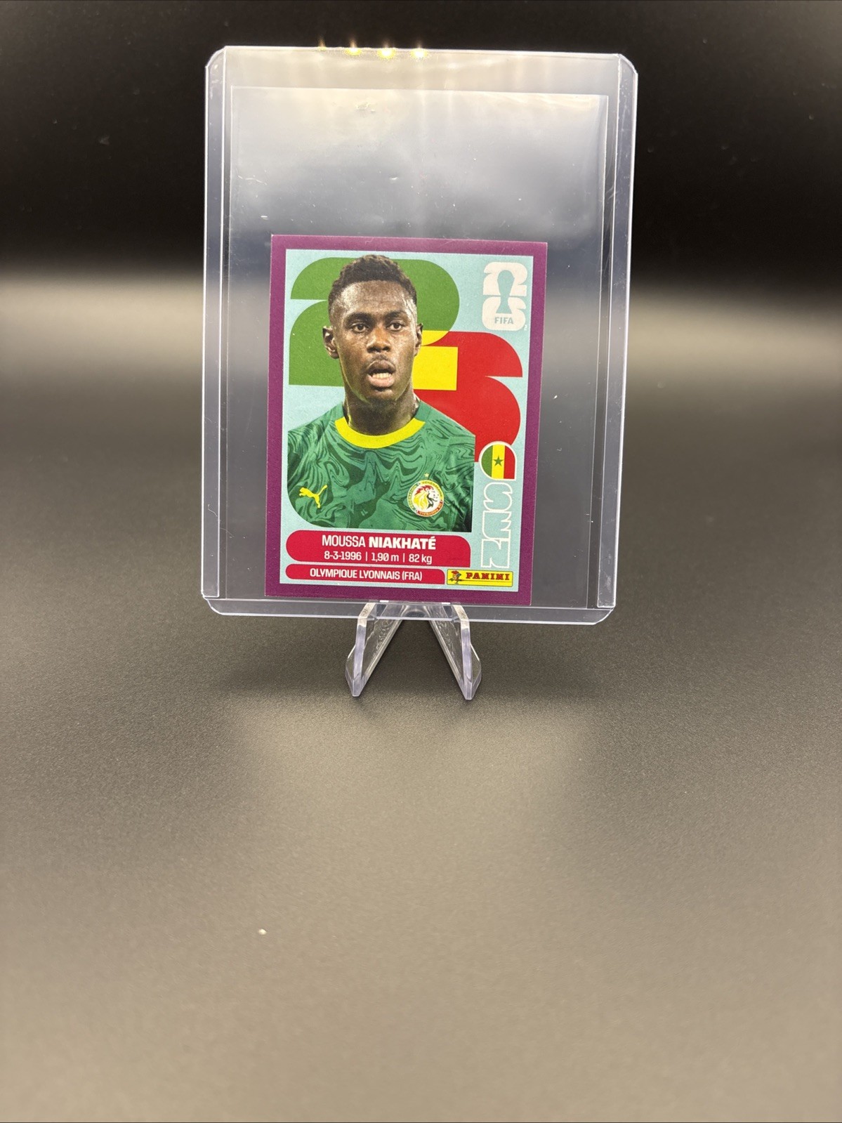 2026 Panini FIFA World Cup Purple parrell sticker Moussa Niakhate #SEN 4 Senegal