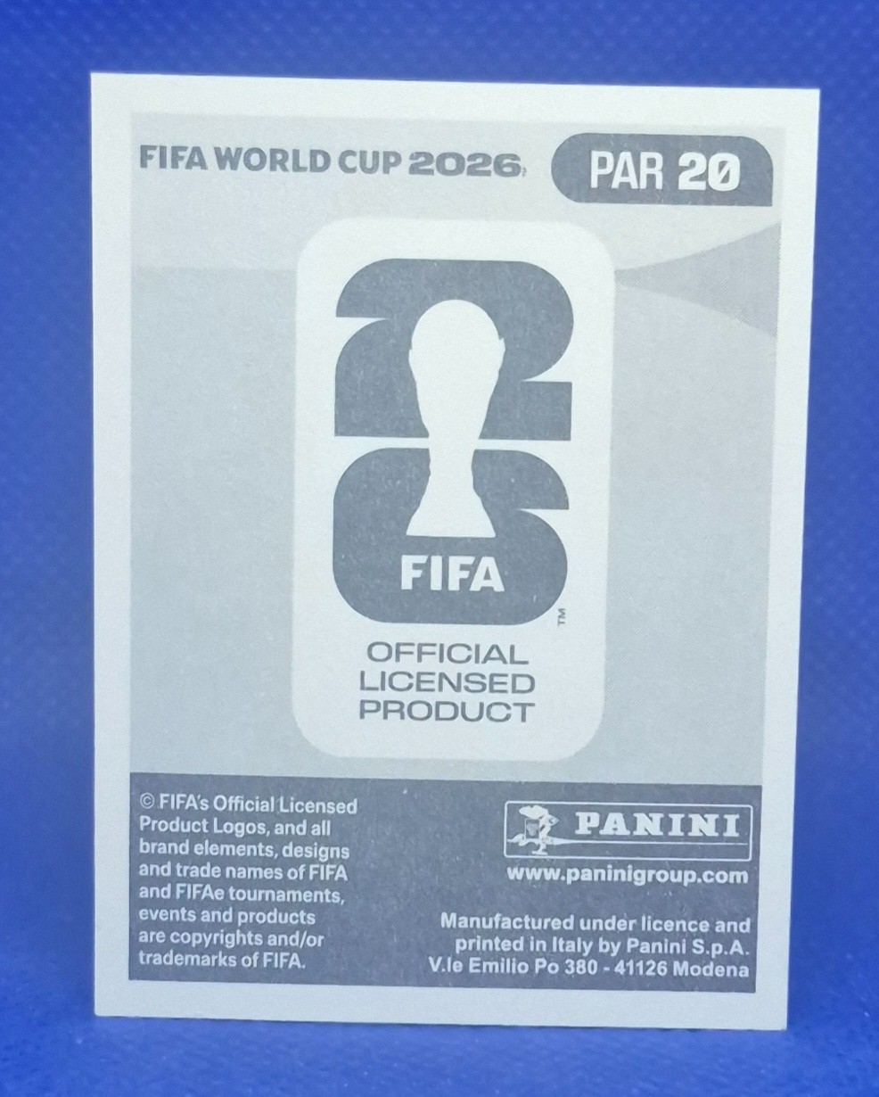 2026 Panini FIFA World Cup Sticker Antonio Sanabria #PAR 20 – Paraguay