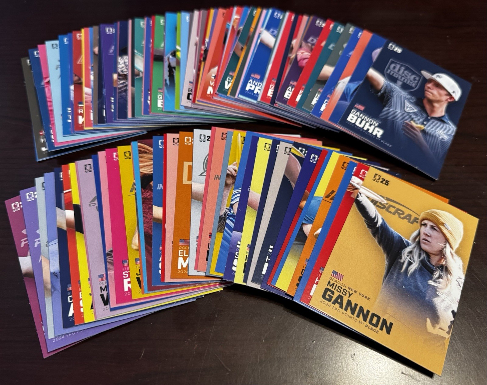 2025 DGPT Disc Golf Pro Tour Complete 115 Player Set (75) MPO (40) FPO
