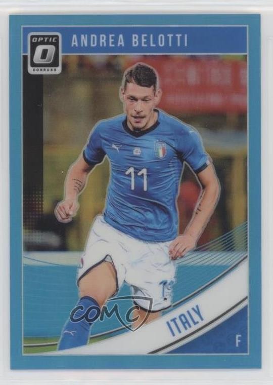 2018-19 Panini Donruss Optic Aqua Prizm 16/149 Andrea Belotti #144 01us