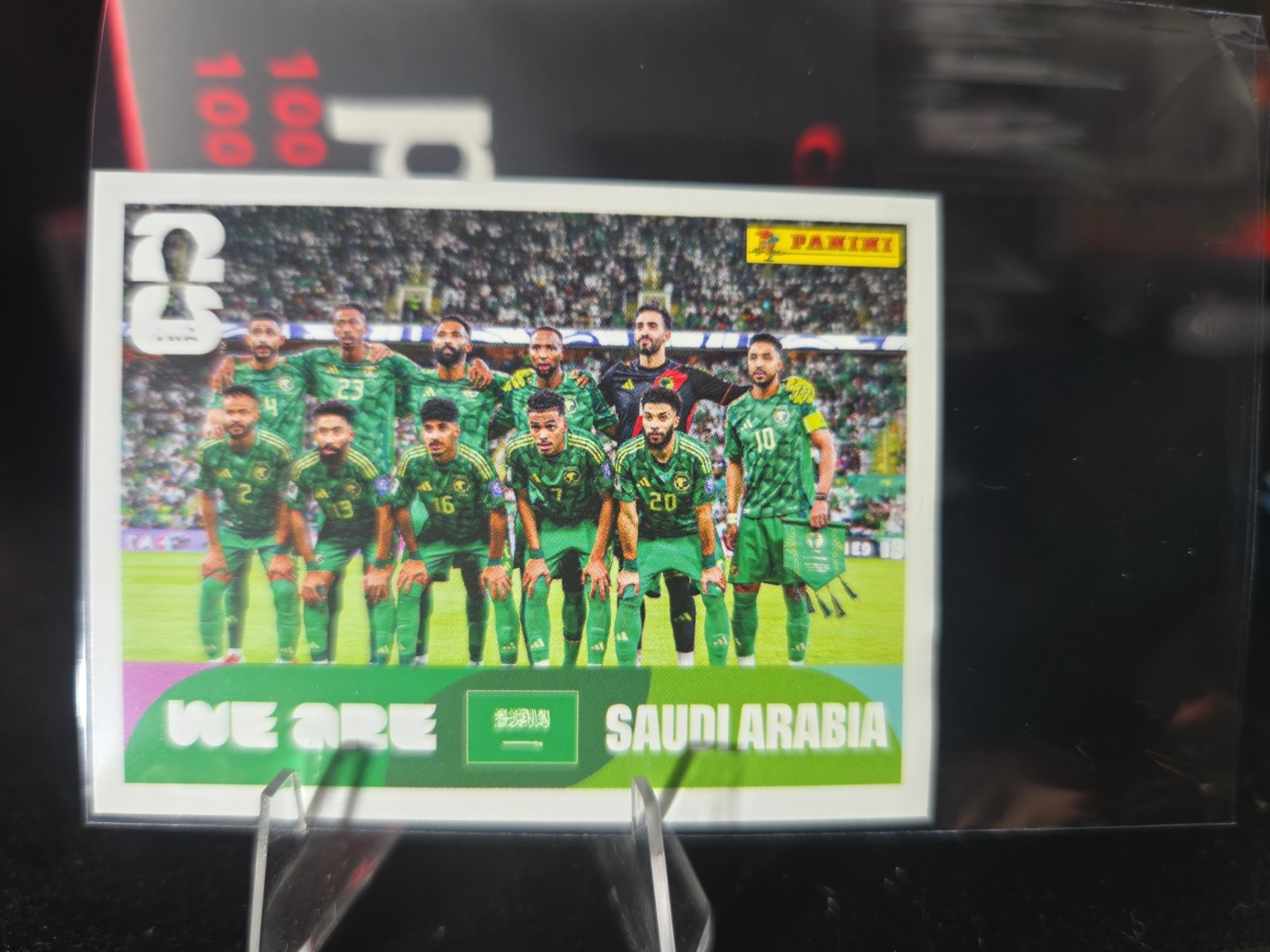 2026 Panini FIFA World Cup Sticker Saudi Arabia Team Photo #KSA 13 Saudi Arabia
