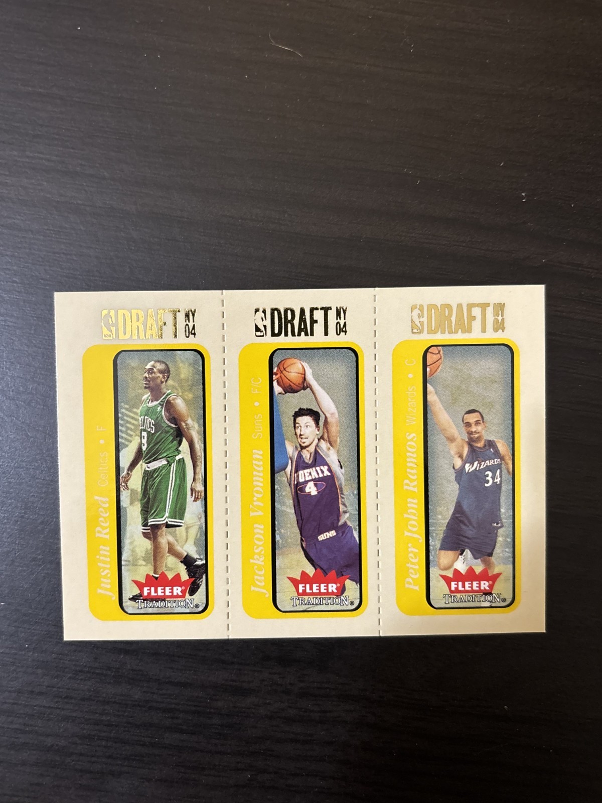 2004-05 Fleer Tradition Trios Ramos Vroman Reed Rookie Draft Day /375 #264 RC SP