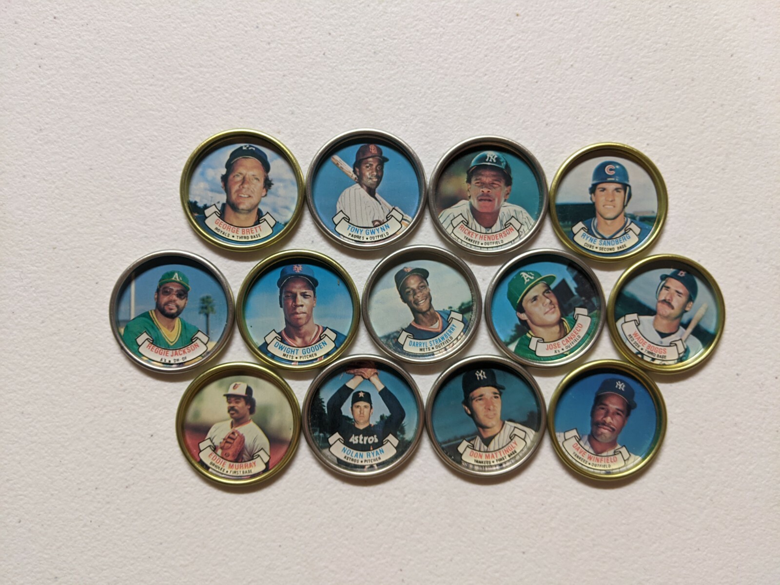 1987 1988 1989 1990 Topps Coins 1984 Fun Food Buttons – U Pick a Player
