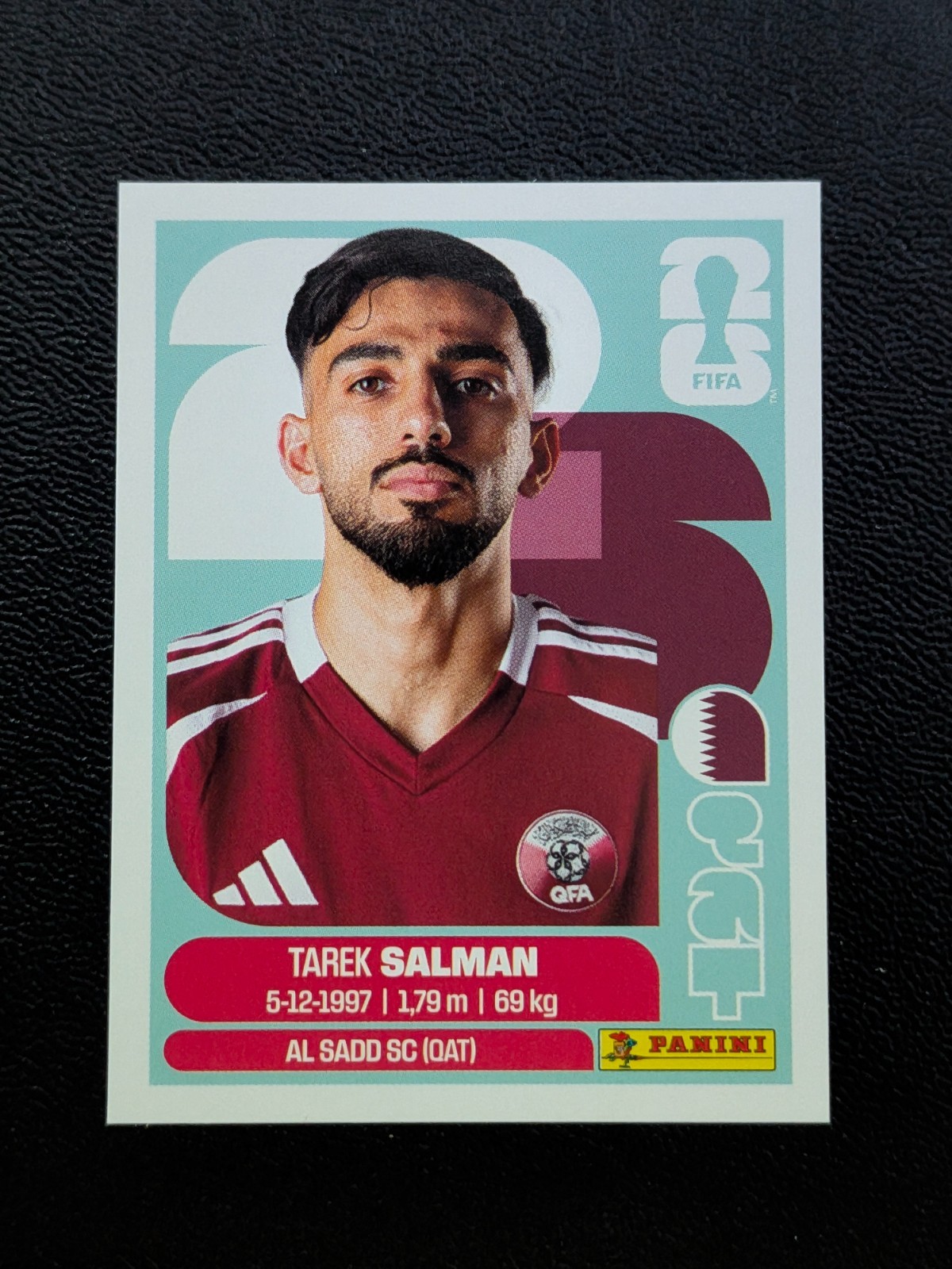 2026 FIFA World Cup Panini Sticker – Tarek Salman – Qatar – QAT #8