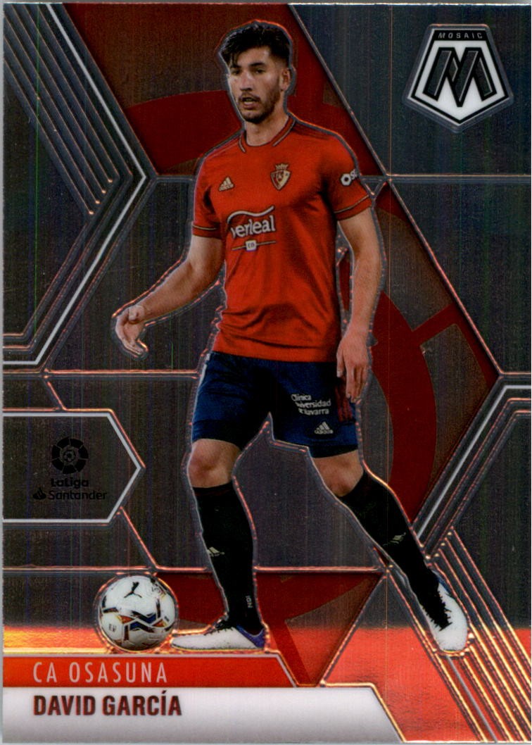 2020-21 Panini Mosaic La Liga #17 David Garcia – SCR