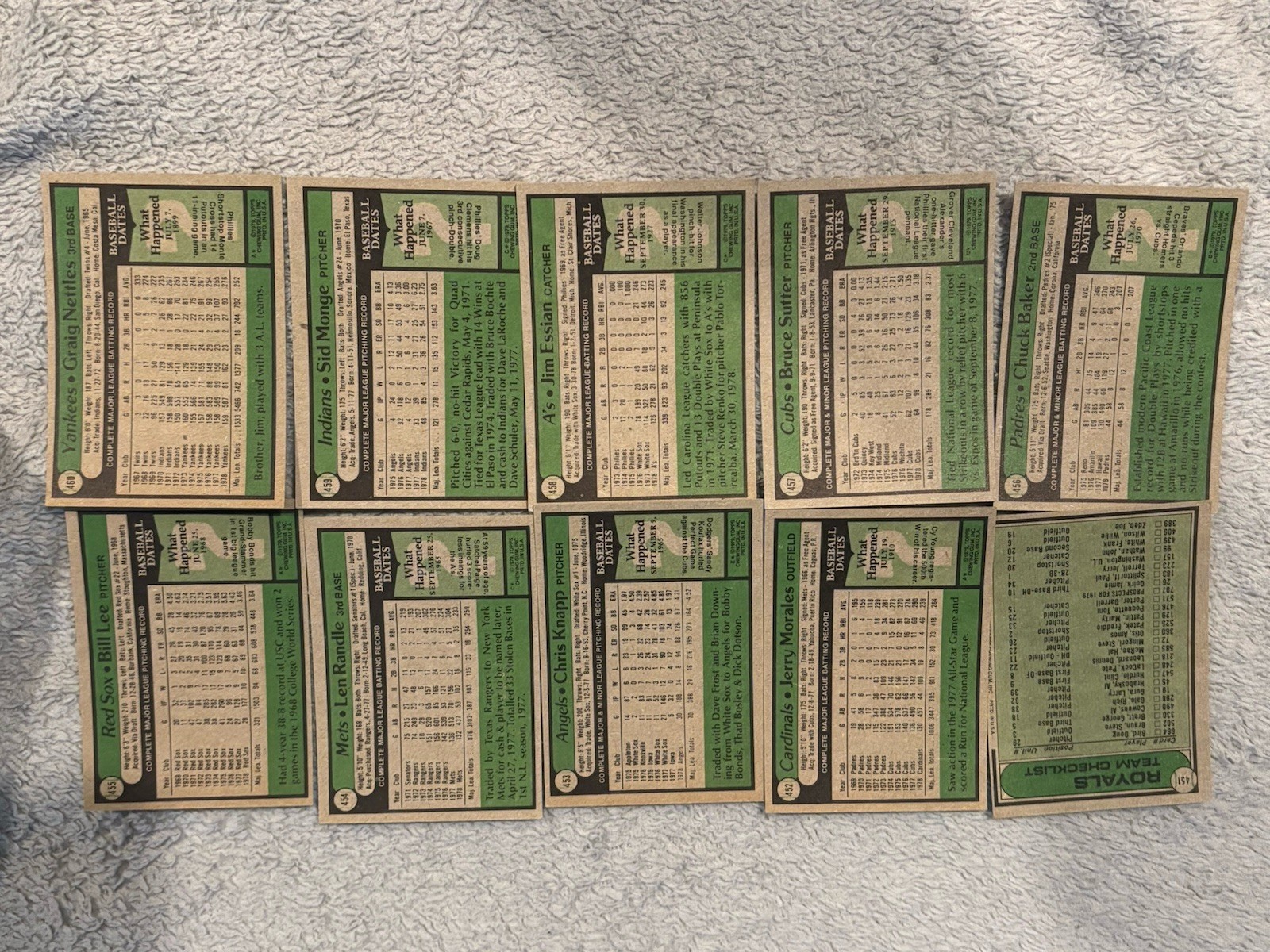 1979 Topps Baseball U-Pick #351-525 VGEX Free Shipping on 3+ Cards!