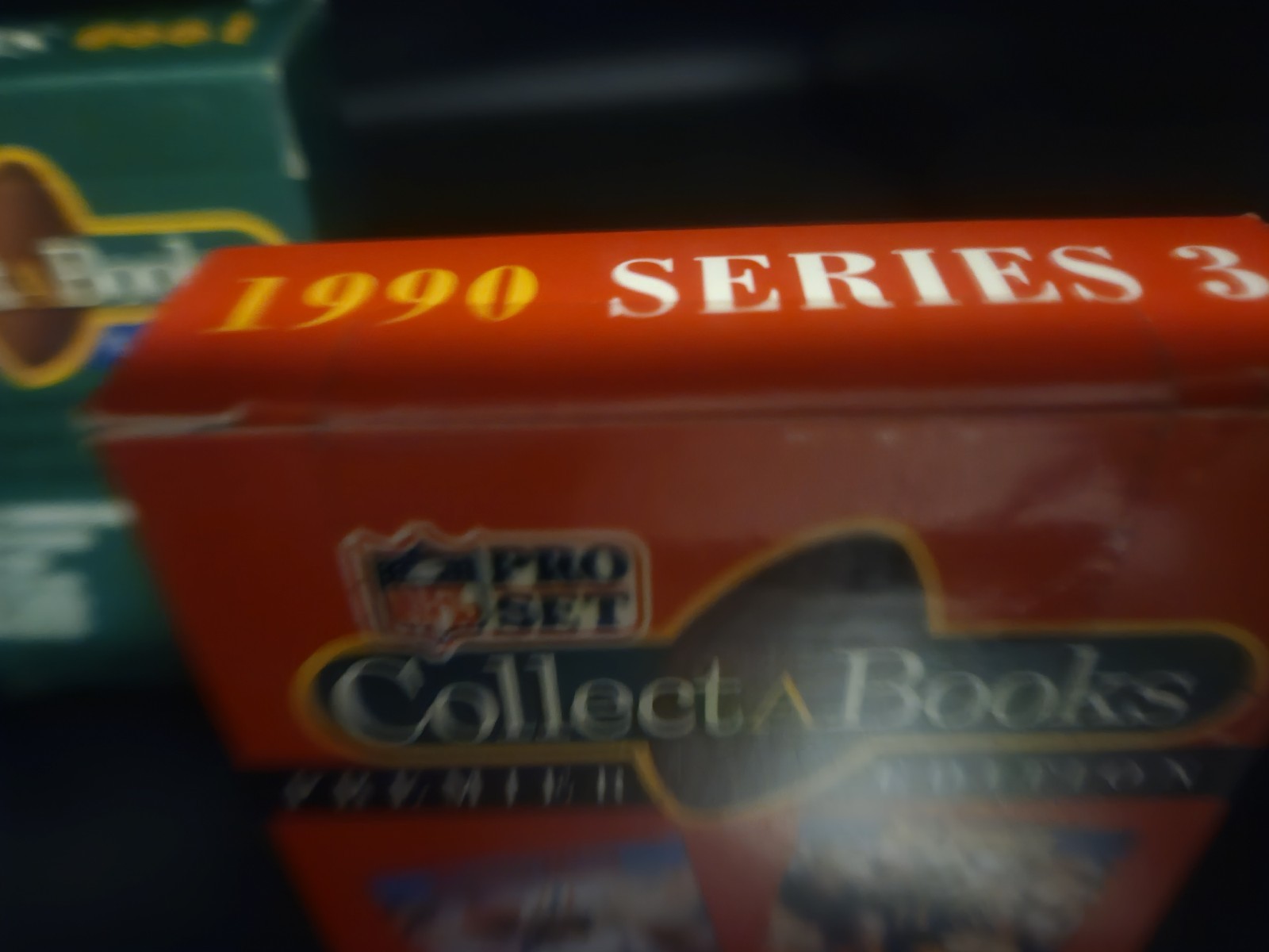 NFL Pro Set Collect A Books: 1990 Complete Series 1, 2, & 3 Factory Sealed Sets