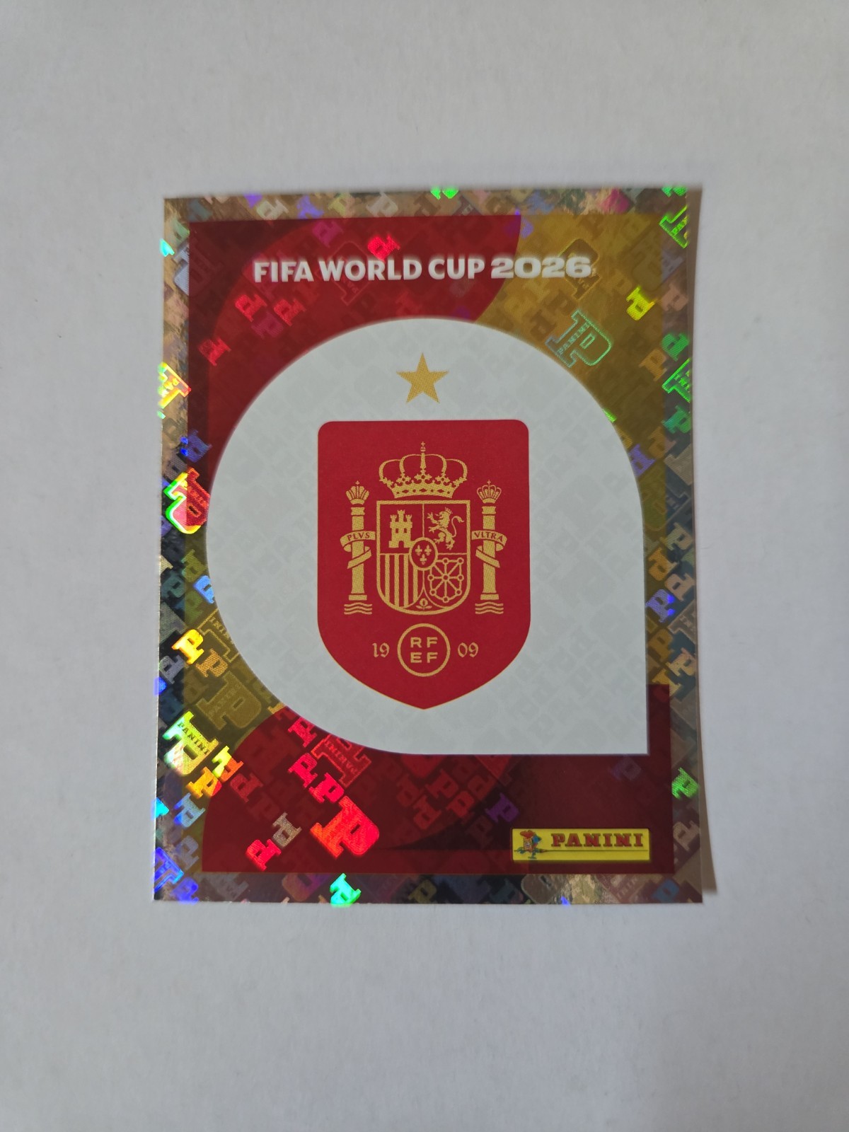 2026 Panini FIFA World Cup Sticker Spain Team Logo #ESP 1 -US Edition