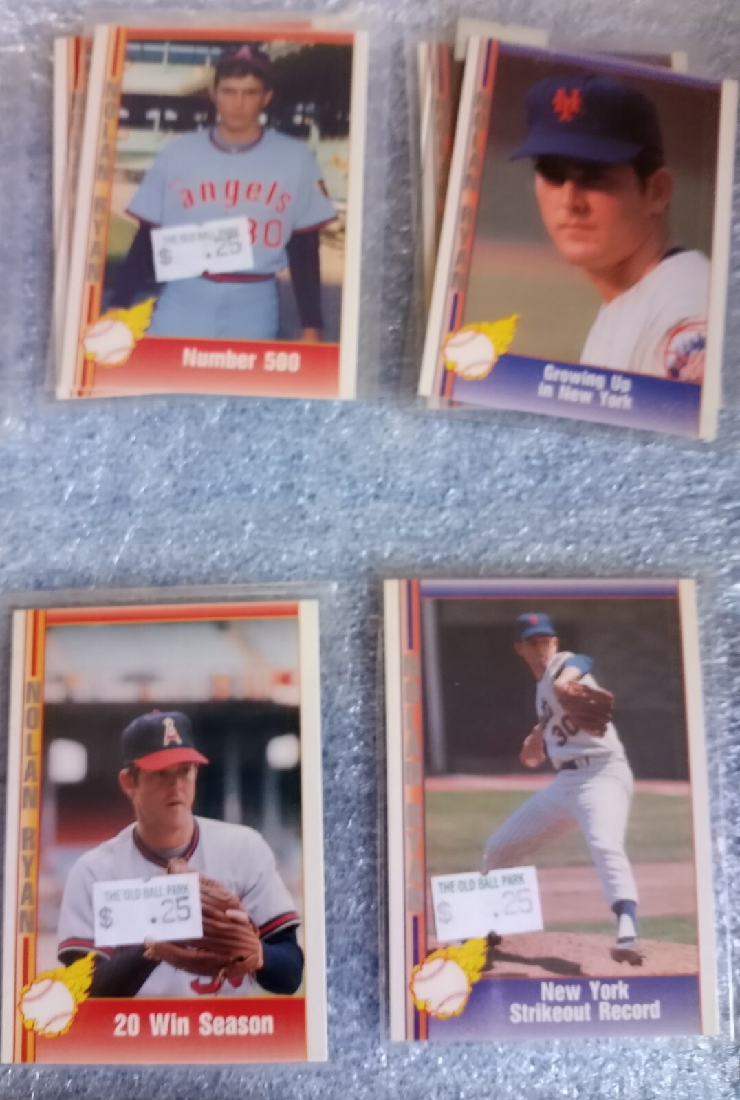 1991 Pacific Nolan Ryan Texas Express Singles You pick your cards
