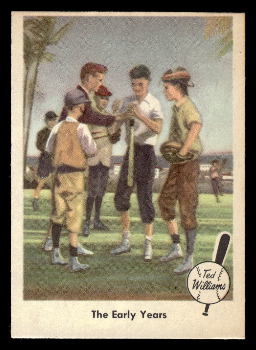 1959 Fleer Ted Williams Baseball Ted Williams The Early Years #1 EX/MT Red Sox
