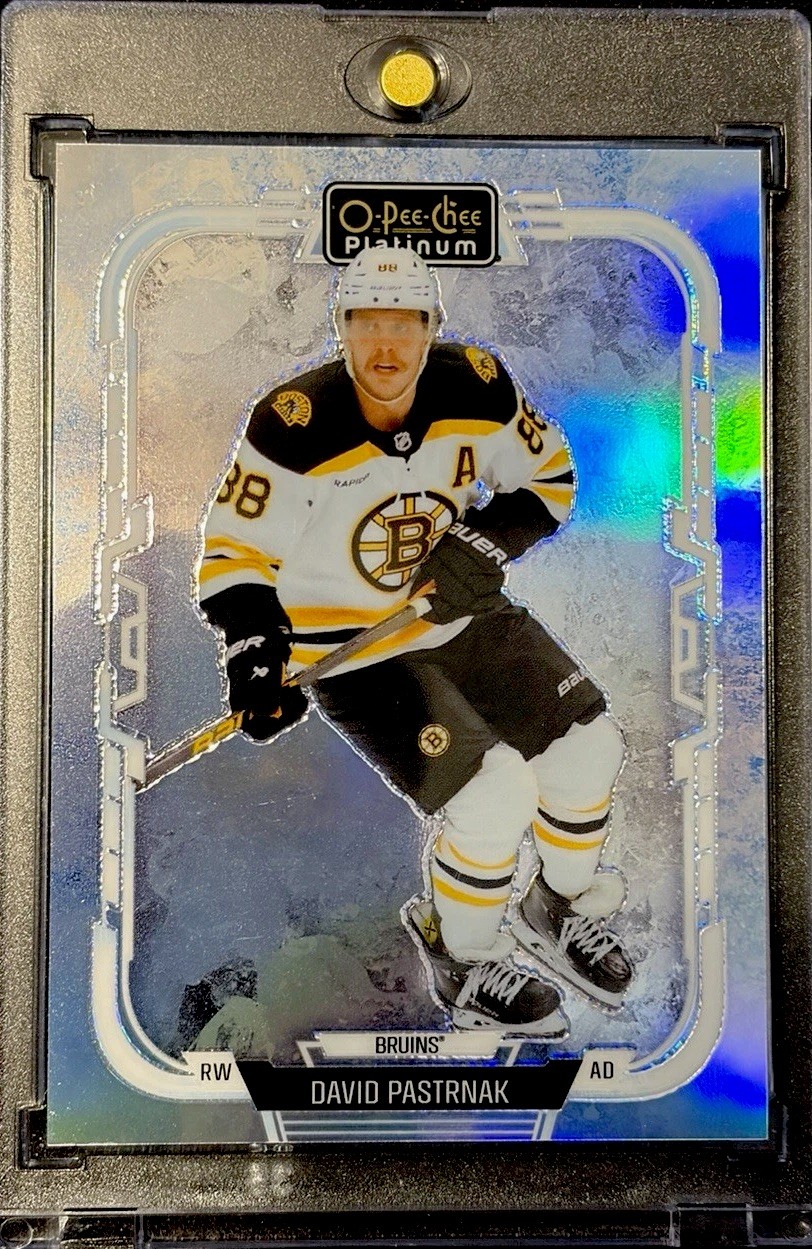 David Pastrnak 2025-26 O-Pee-Chee Platinum Arctic Freeze #183 /99