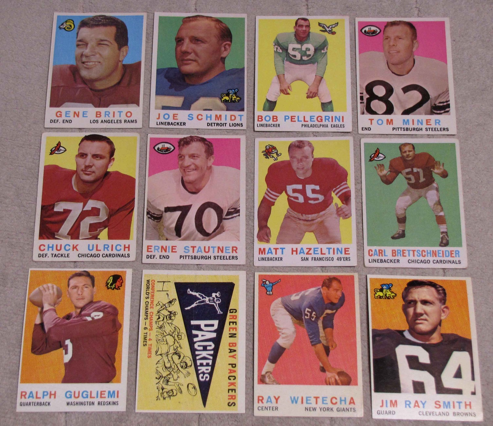 1959 Topps Football (Pick Choose Complete) EX EX/MT