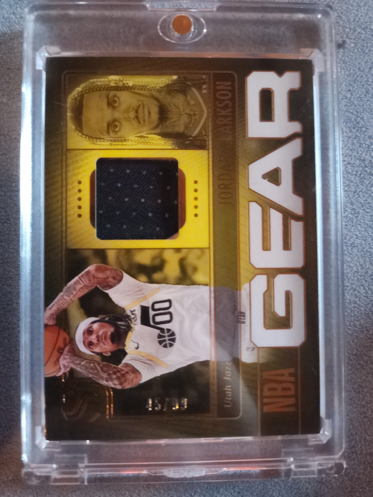 2024-25 Panini Silhouette NBA Gear Bronze /99 Jordan Clarkson #NG-JCL