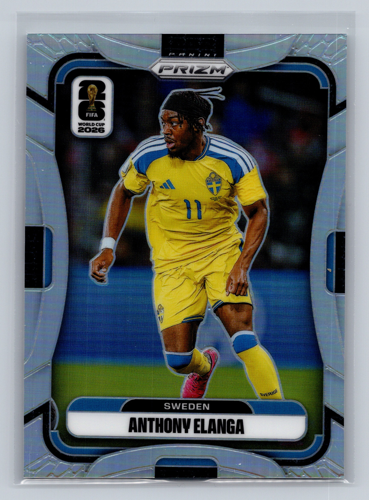 Anthony Elanga 2026 Panini Prizm World Cup Silver Prizm #499