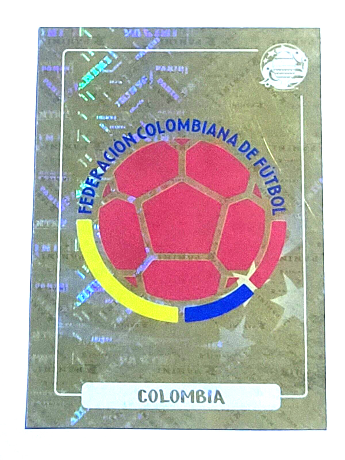2024 COPA AMERICA USA Panini Sticker #279 COL1 COLOMBIA SOCCER TEAM SHIELD Foil