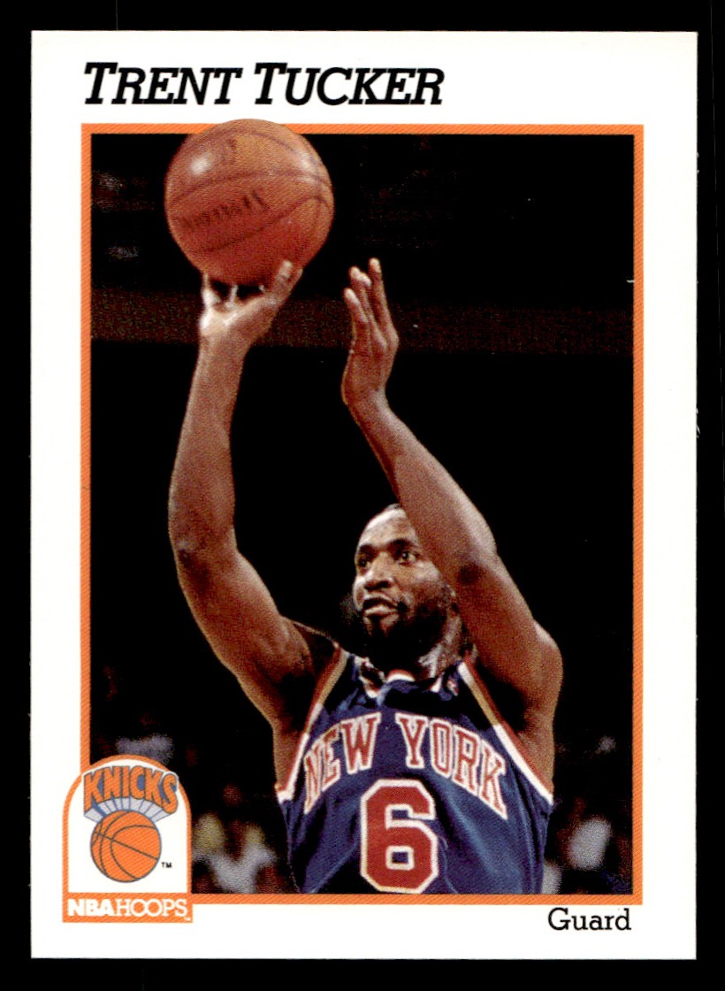 1991-92 NBA Hoops – Trent Tucker #143 Basketball Sports Card Raw Trading Card