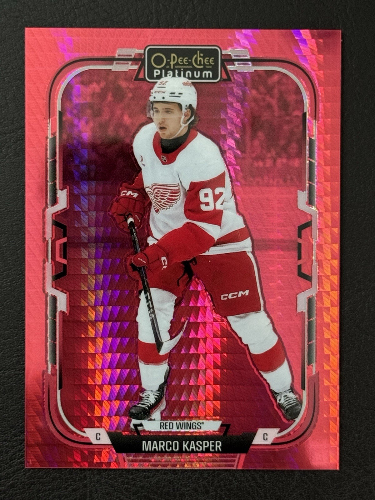 2025-26 OPC Platinum – Marco Kasper #87 RED PRISM /199