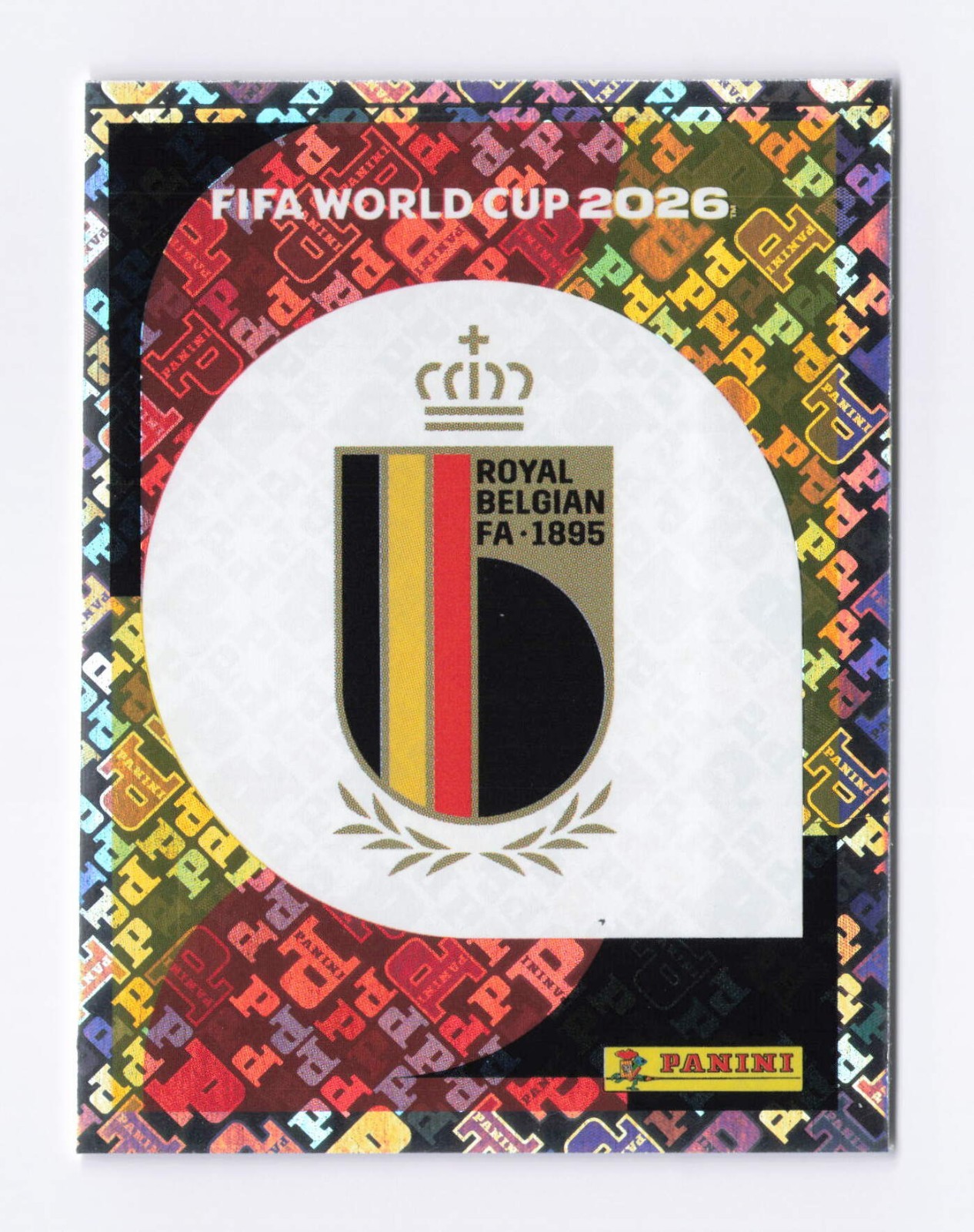 2026 Panini FIFA World Cup Sticker Collection #BEL1 Team Logo Belgium Foil