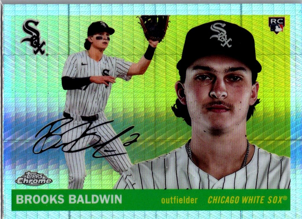 2025 Topps Chrome Platinum Brooks Baldwin Prism Refractors #252 RC Rookie