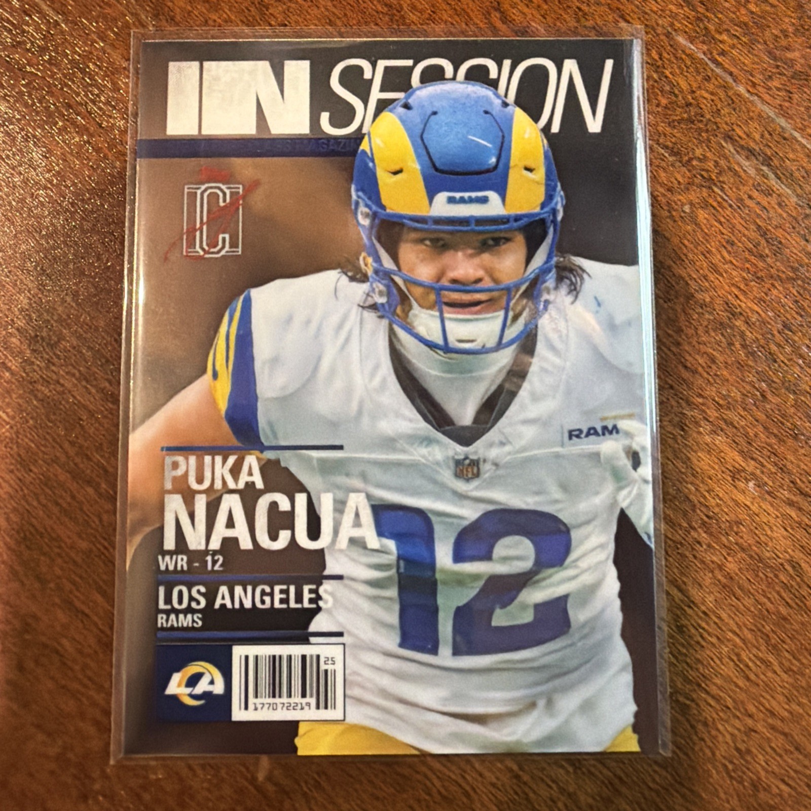Topps Signature Class Puka Nacua Los Angeles Rams In Session IS-14