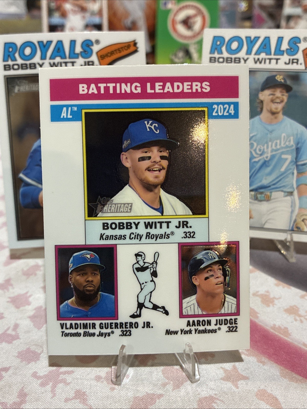 Bobby Witt Jr. 2026 Topps Heritage Image Variation SSP #160 KC Royals +2 Chrome