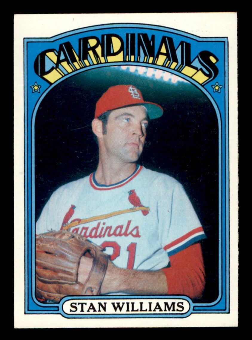 1972 Topps Baseball #9 Stan Williams EX/MT *d2