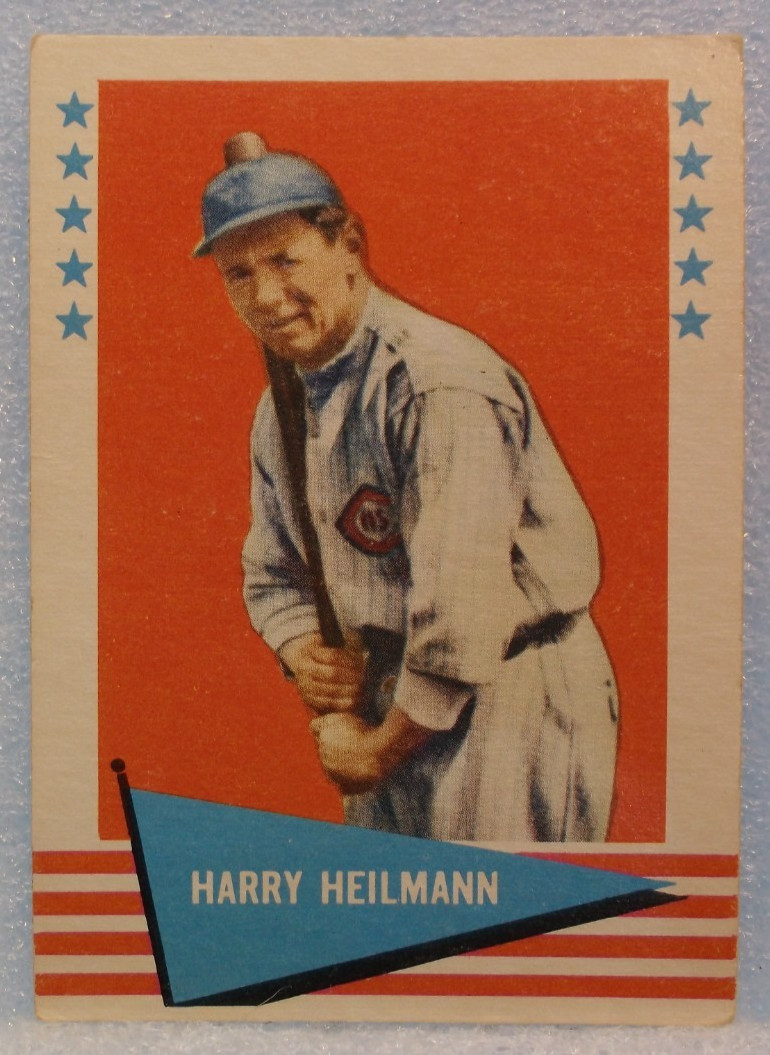 1961 Fleer Harry Heilmann “Baseball Greats” Trading Card (#42)