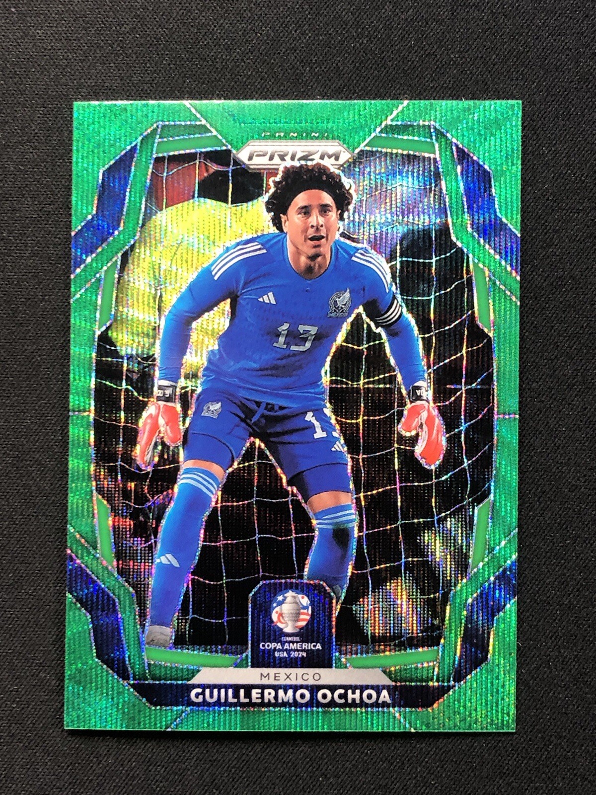 GUILLERMO OCHOA #127 Green Wave 🇲🇽 2024 Panini Prizm Copa America MEXICO