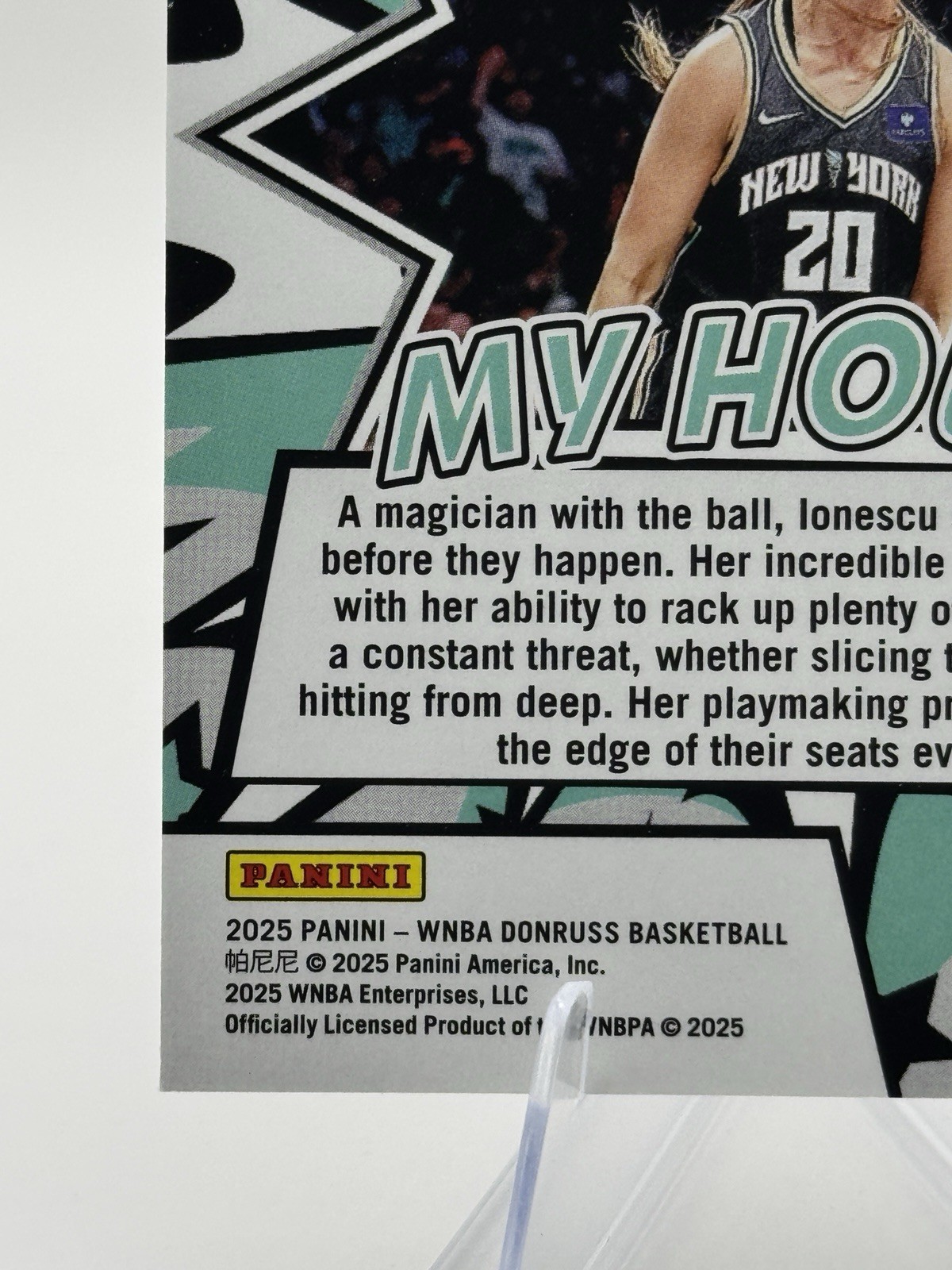 🏠 2025 WNBA Panini Donruss – Sabrina Ionescu #1 My House – New York Liberty