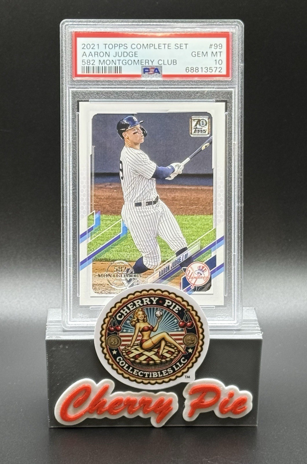 RARE 2021 Topps Complete Set AARON JUDGE PSA 10 582 Montgomery Club Exclusive