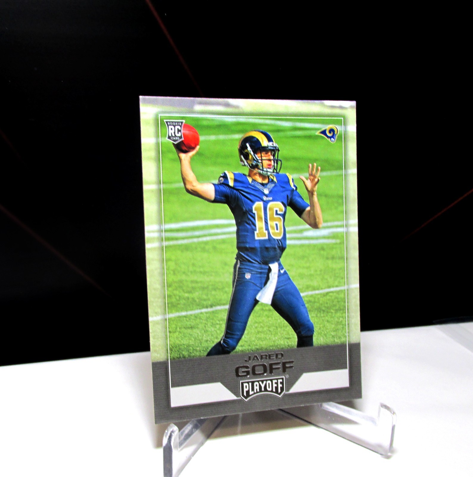 2016 Panini Playoff Jared Goff #201 RC Rookie Los Angeles Rams Detroit Lions