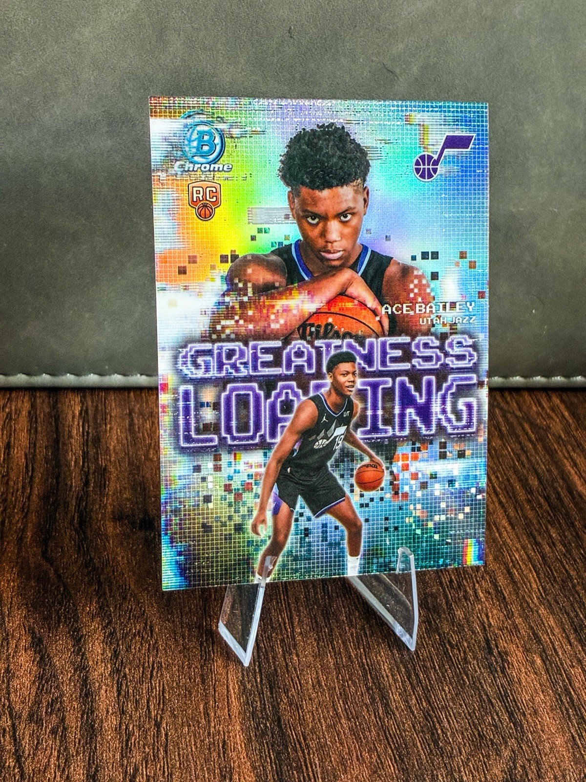 Ace Bailey 25-26 Bowman Greatness Loading Refractor #GL-5 Utah Jazz (RC)