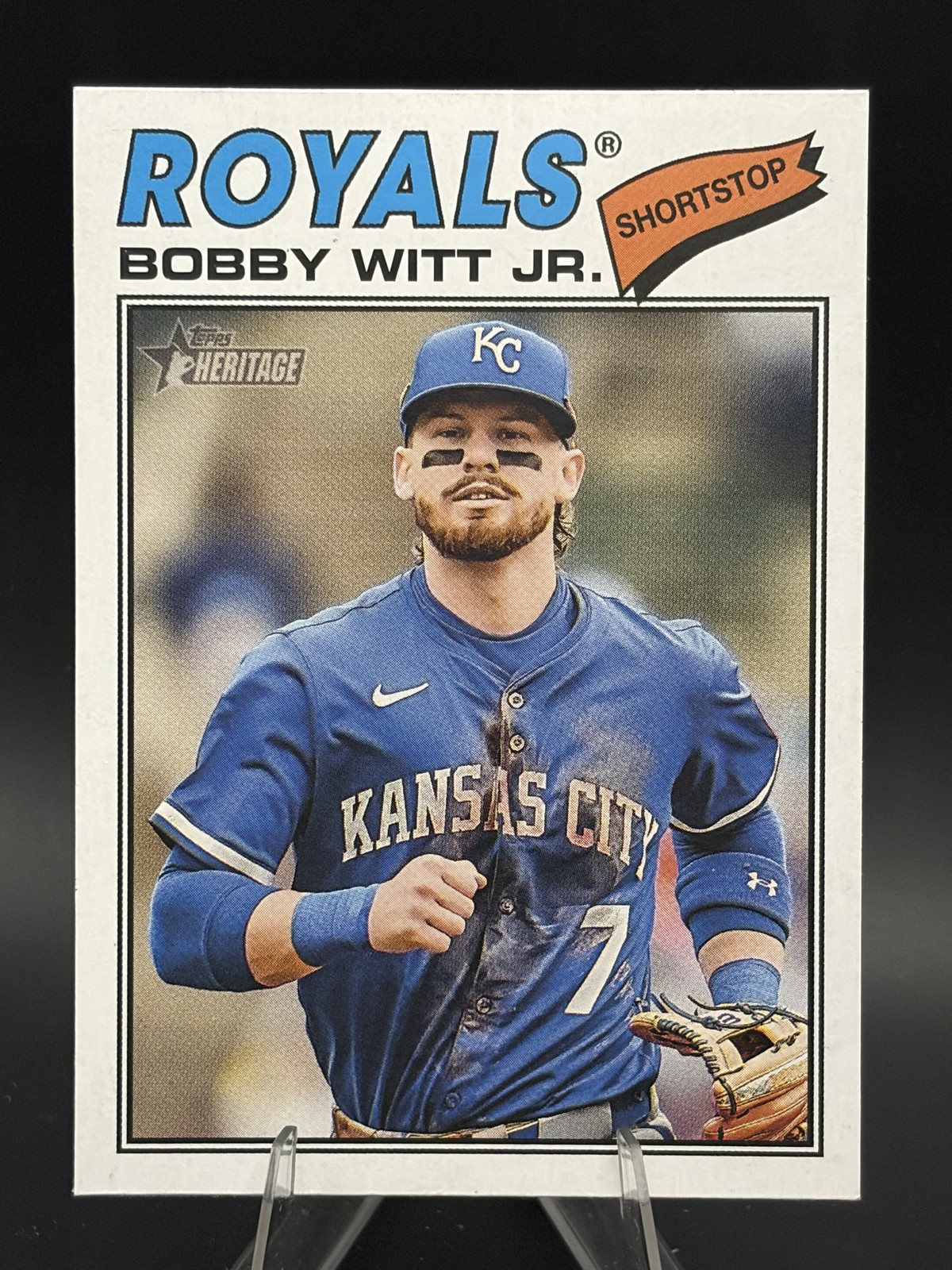 #160 Bobby Witt Jr. 2026 Topps Heritage Kansas City Royals
