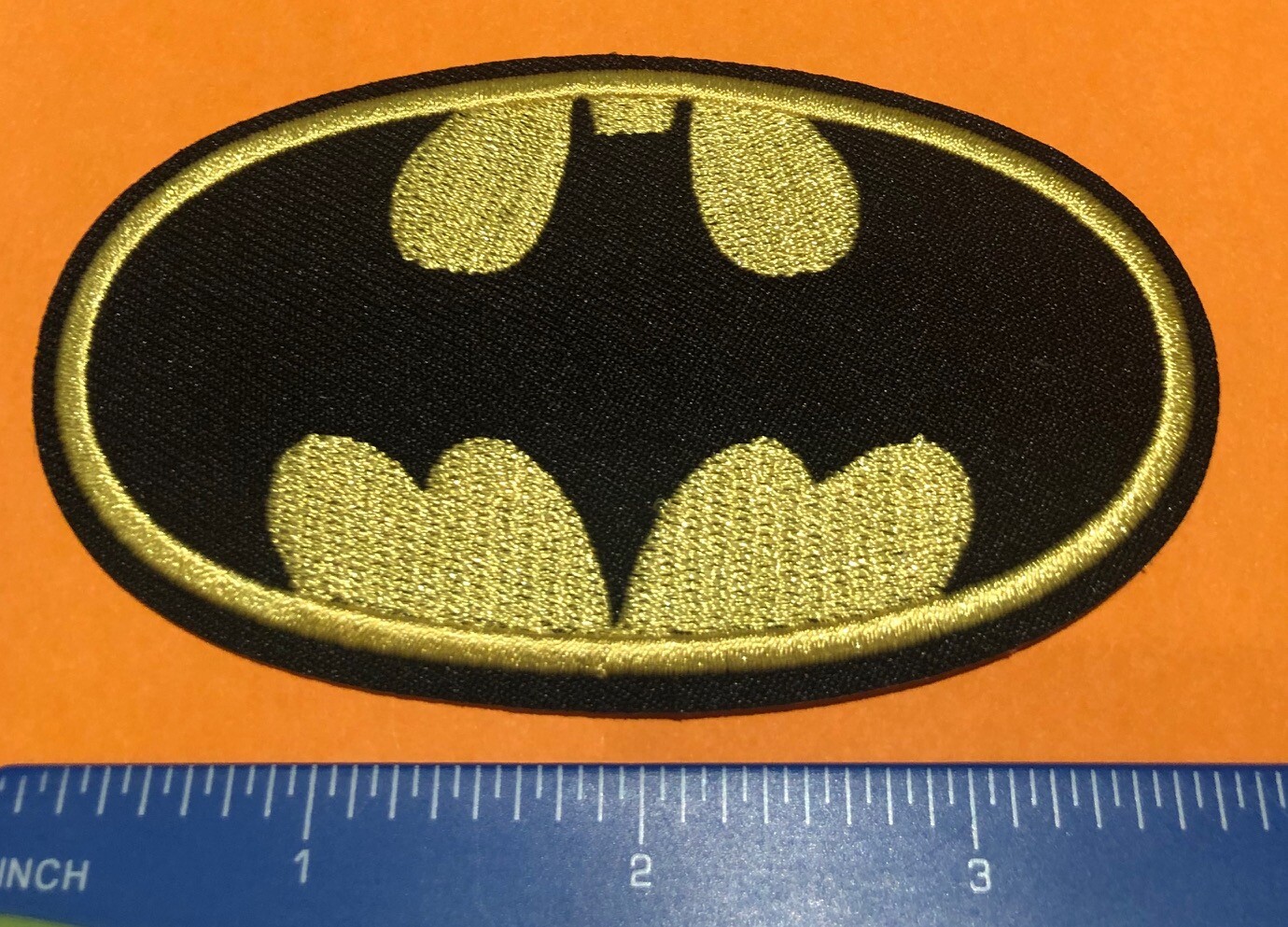 🇨🇦 Batman Logo Stitch 3.5 inch Embroidered Patch Sew On /Stick Applique 🇨🇦