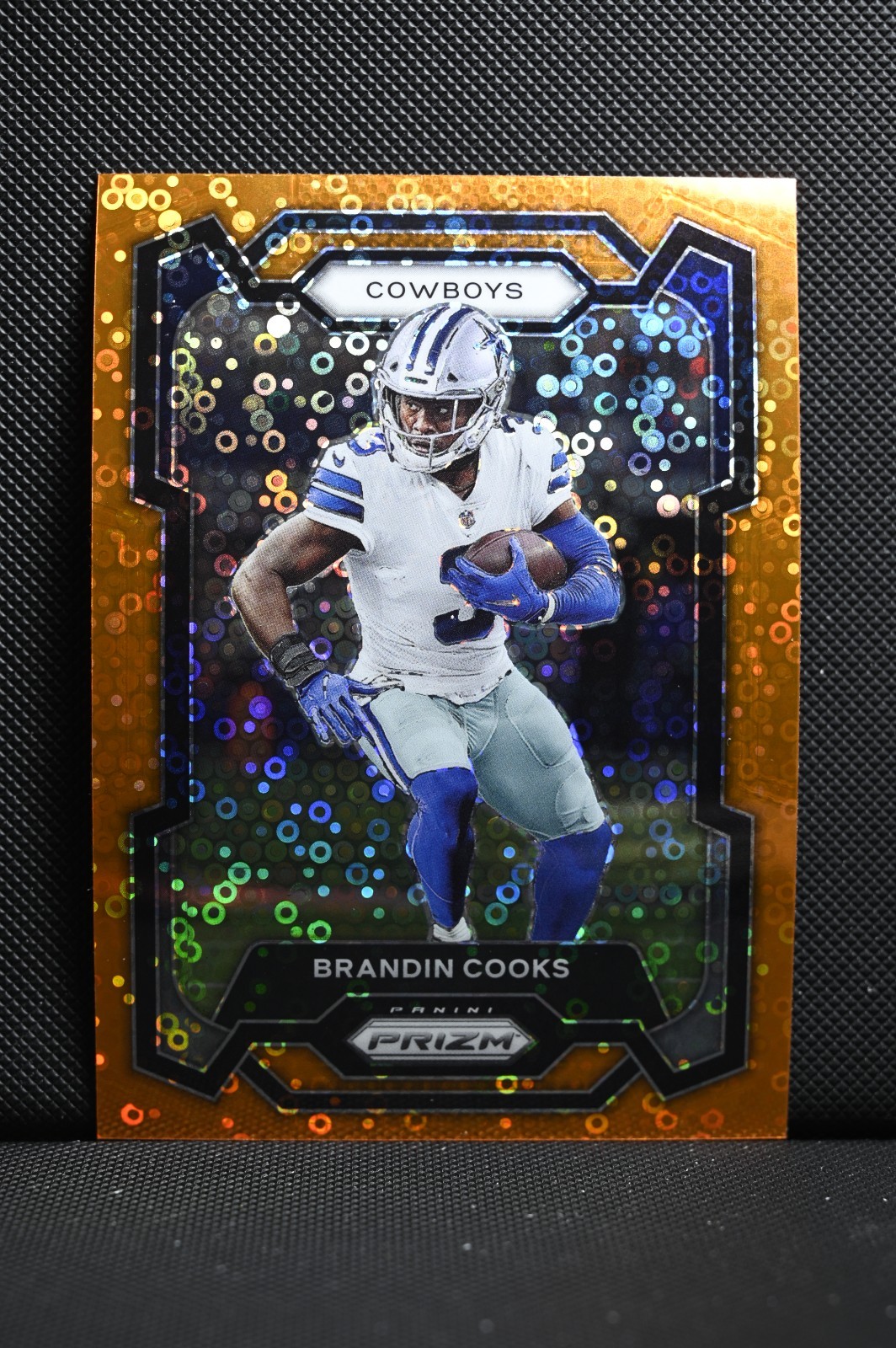 2023 Panini Prizm – Brandin Cooks #71 Orange Disco Prizm Cowboys