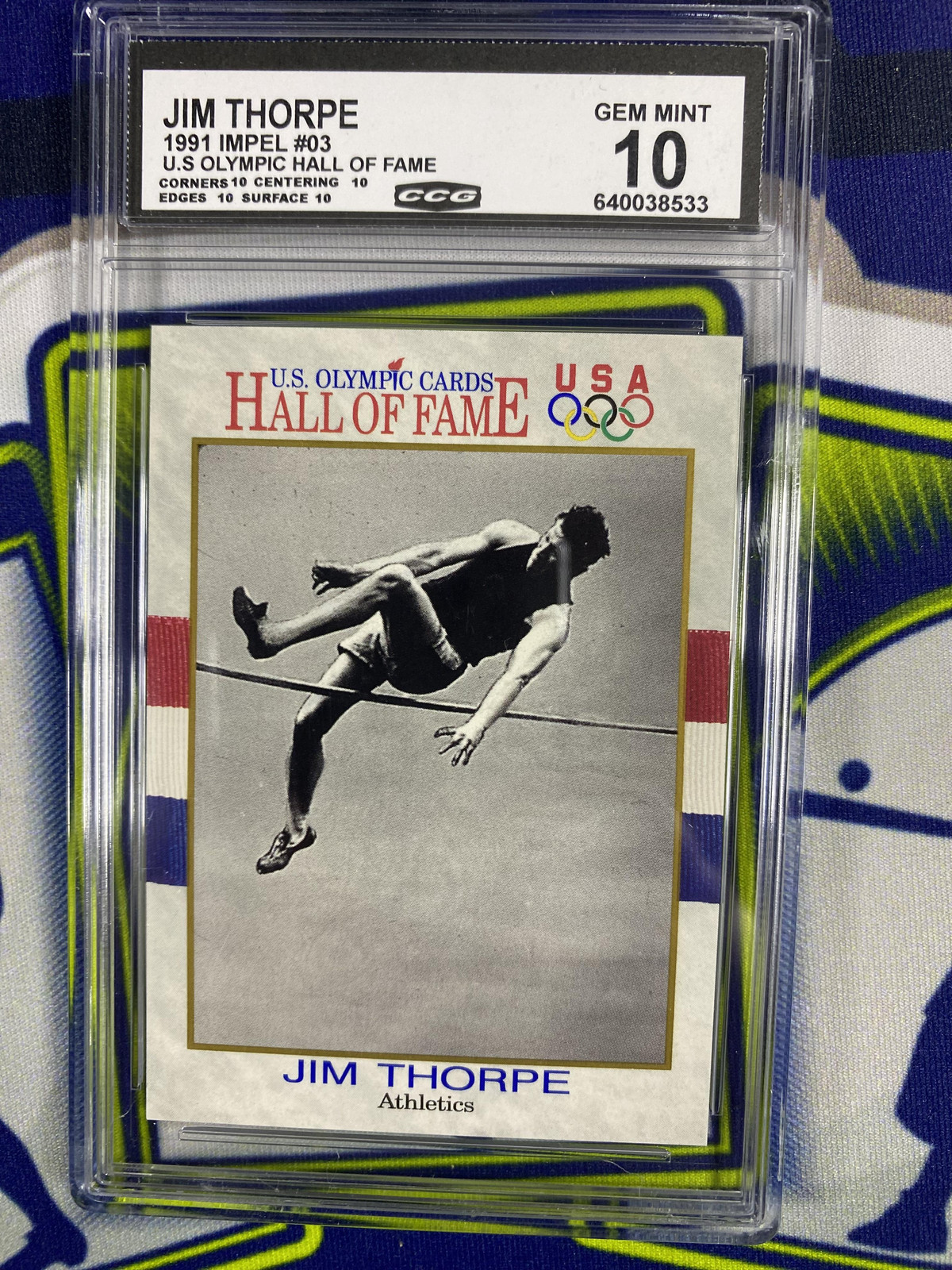 Jim Thorpe 1991 Impel US HOF 3 CCG 10 RC